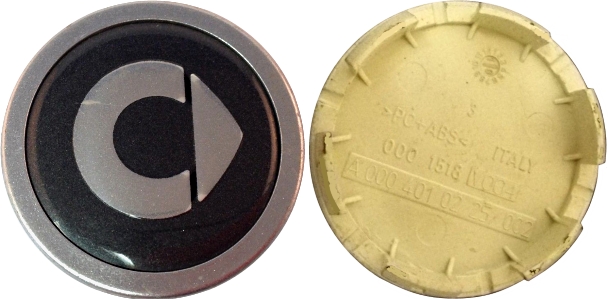 C85174 Smart Car OEM Center Cap #A0004010225002