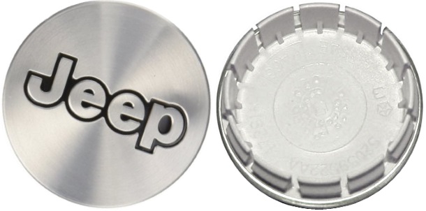 C9024 Jeep Cherokee, Grand Cherokee, Wrangler OEM Machined Center Cap Jeep #5CF97TRM