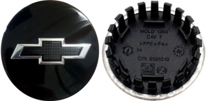 C5938 Chevrolet Blazer, Blazer EV, Equinox EV OEM Black Center Cap #84266137