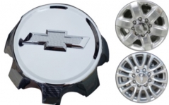 C5961 Chevrolet Silverado 2500, 3500 SRW Chrome OEM Center Cap #84776571