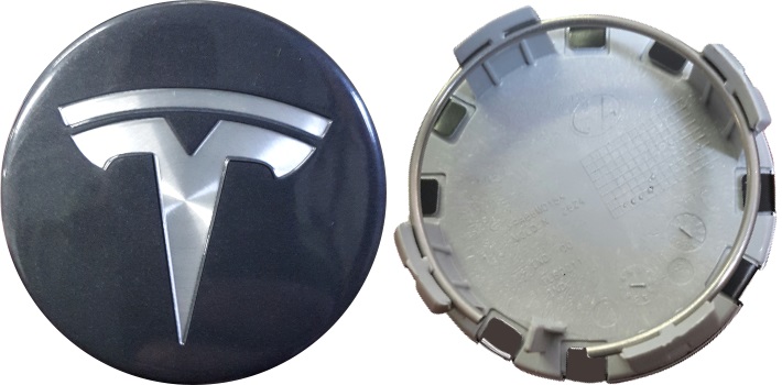 BLACK Model X and Model 3 OEM Wheel Center Caps ONLY CENTER CAPS Tesla Model S
