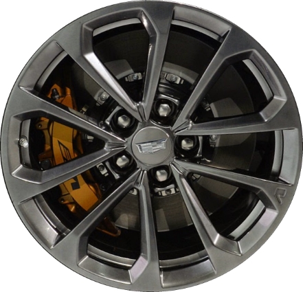 Cadillac CTS-V 2016-2019 powder coat hyper dark 19x9.5 aluminum wheels or rims. Hollander part number ALY4752U79/4792, OEM part number 23483709.
