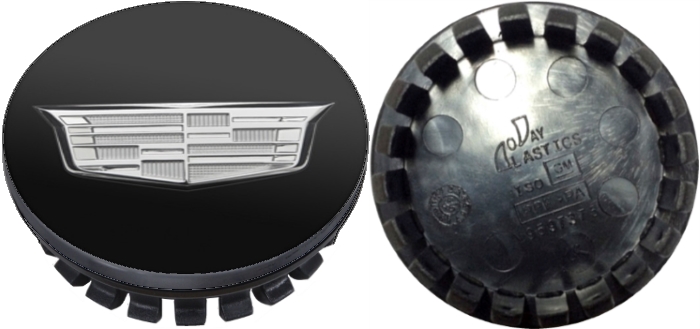 Silver MAXMILO Aluminum Wheel Tire Center Emblems Decoration Cover Trim for Cadillac Escalade CTS SRX BLS ATS STS XTS SXT 