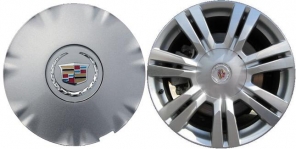 C4664U01 Cadillac SRX OEM Silver Center Cap #9599024