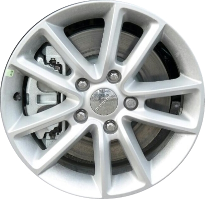 Dodge Grand Caravan 2011-2020, Journey 2011-2019 powder coat tech silver 17x6.5 aluminum wheels or rims. Hollander part number 2399U20.PS09, OEM part number 5LN87GSAAA.