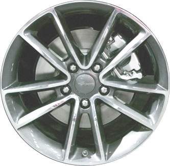 Dodge Grand Caravan 2011-2017 granite crystal polished 17x6.5 aluminum wheels or rims. Hollander part number ALY2399U91.HYPV2POL, OEM part number Not Yet Known.