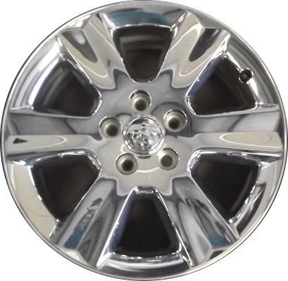 Dodge Journey 2009-2018 chrome clad 19x7 aluminum wheels or rims. Hollander part number ALY2374, OEM part number Not Yet Known.