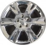 Used ALY2374 Dodge Journey Wheel/Rim Chrome Clad #1CY86SZ0AC
