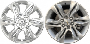 IMP-438X Chevrolet Blazer Chrome Wheel Skins (Hubcaps/Wheelcovers) 18 Inch Set
