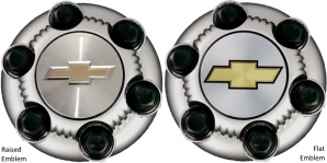 C5659S/C5129S-CHEV Astro, Avalanche, Express, Silverado, Suburban, Tahoe OEM Silver Center Cap