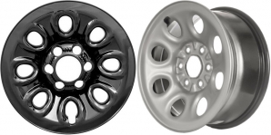 IMP-64GBLK Chevrolet Avalanche, Express 1500 Black Wheel Skins (Hubcaps/Wheelcovers) 17 Inch