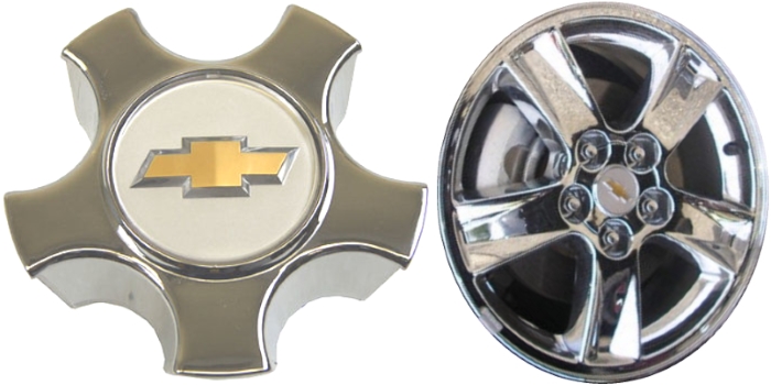 C5290 Chevrolet HHR, Malibu OEM Chrome Center Cap #9596906