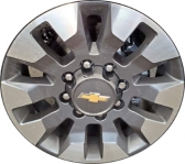 ALY5947U35/5960 Chevrolet Silverado 2500, 3500 Wheel/Rim Grey Machined #84742718