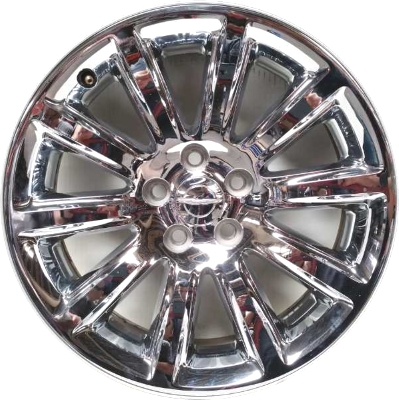 Chrysler 300 RWD 2011-2014 chrome clad 18x7.5 aluminum wheels or rims. Hollander part number ALY2418, OEM part number Not Yet Known.