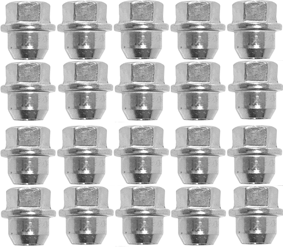 CVPILUG Collared Lugnuts for Crown Victoria, Taurus PI Center Caps