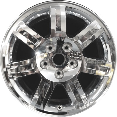 Jeep Commander 2006-2008 chrome clad 18x7.5 aluminum wheels or rims. Hollander part number ALY9078, OEM part number Not Yet Known.