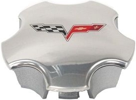 C5208 Chevrolet Corvette OEM Polished Center Cap #9594656