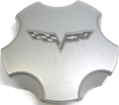 C5207 Chevrolet Corvette OEM Silver Center Cap #9594653
