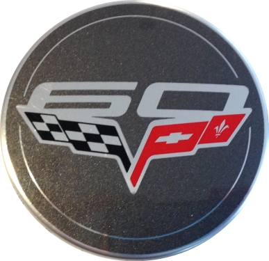 C5595 Chevrolet Corvette OEM Grey Center Cap #22858901