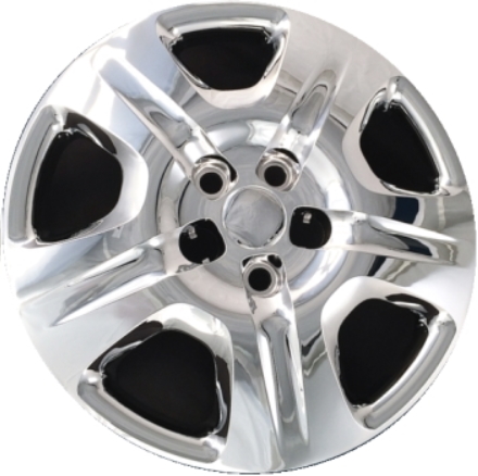 473c 16 Inch Aftermarket Chrome Dodge Dart Bolt On Hubcaps/Wheel Covers Set #04726162AA