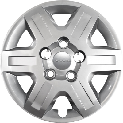 Dodge Grand Caravan 2008-2013 Dodge Journey 2009-2012, Plastic 6 Spoke, Single Hubcap or Wheel Cover For 16 Inch Steel Wheels. Hollander Part Number H8033B.