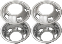 Set of 4, CCIN8010HH Dodge Ram 3500 DRW Chrome Replica 17 Inch Hubcaps/Liners