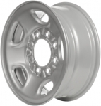 Used STL2472 Dodge Ram 2500, 3500 Wheel/Rim Steel Silver #1VU98S4AAA
