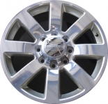 ALY2478U90 Dodge Ram 2500, 3500 Wheel/Rim Silver Polished #1VQ86GSAAA
