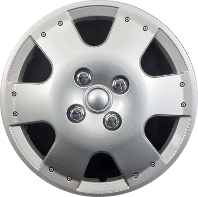 193s 14 Inch Aftermarket Silver Hubcaps/Wheel Covers Set