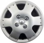 193s 14 Inch Aftermarket Silver Hubcaps/Wheel Covers Set