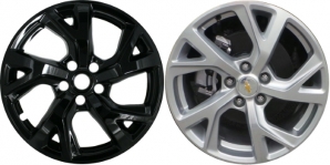 IMP-452BLK Chevrolet Equinox Black Wheel Skins (Hubcaps/Wheelcovers) 18 Inch Set