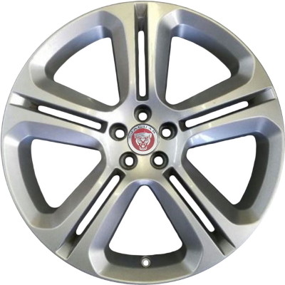 Jaguar F-Pace 2017-2021 powder coat silver 20x8.5 aluminum wheels or rims. Hollander part number ALY59976, OEM part number T4A2308.