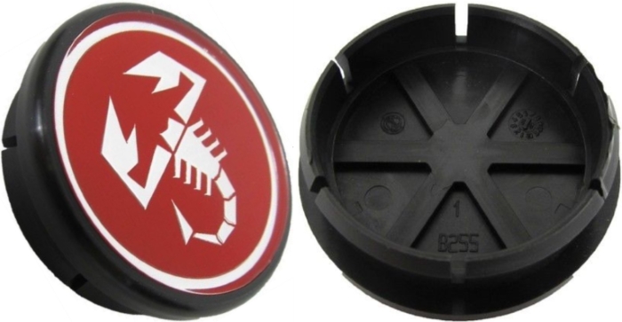 C61665 FIAT 500, 500c Abarth Scorpion OEM Center Cap #04726183AB