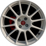 ALY61665U50 Fiat 500 Abarth Wheel/Rim White Painted #1VL35KW3AA