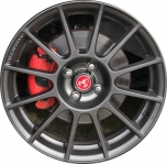 ALY61665U79/HYPV3 Fiat 500 Abarth Wheel/Rim Dark Hyper #1VL35JXYAB
