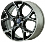 ALY3884U45 Ford Focus Wheel/Rim Black Machined #CV6Z1007J