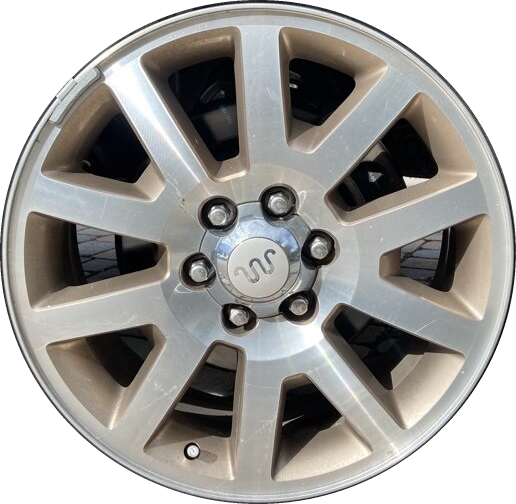 Ford Expedition 2011-2014, F-150 2011-2014 gold machined 20x8.5 aluminum wheels or rims. Hollander part number 3789U65.LG04, OEM part number BL3Z1007D, DL3Z1007E.