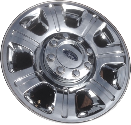Ford F-250 2011-2016, F-350 SRW 2011-2016 chrome clad 20x8 aluminum wheels or rims. Hollander part number 3892, OEM part number CC3Z1007A.