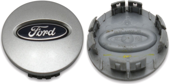 C3704 Ford Focus OEM Center Cap Sparkle Silver #AS4Z1130A
