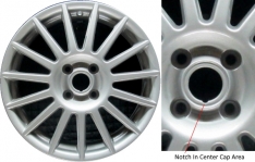 ALY3507U20_B.LC35 Ford Focus Wheel/Rim Medium Grey Painted #AS4Z1007A