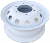 STL10050U50 Ford Transit 350 HD DRW Wheel/Rim Steel White #CK4Z1015B