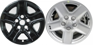 IMP-450BLK/7990GB Jeep Gladiator Black Wheel Skins (Hubcaps/Wheelcovers) 17 Inch Set