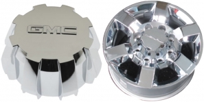 C5702 GMC Sierra 2500, 3500 SRW OEM Chrome Center Cap #22909150