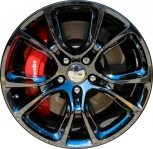 ALY9113U97HH Jeep Grand Cherokee SRT Wheel/Rim Black Chrome #1WB011ZGAA