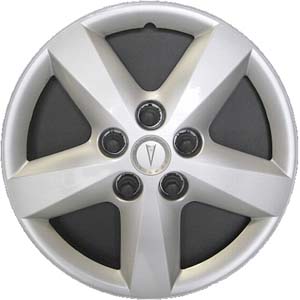 Pontiac Grand Prix 2005-2008, Plastic 5 Spoke, Single Hubcap or Wheel Cover For 16 Inch Steel Wheels. Hollander Part Number H5137.