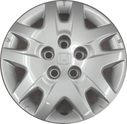 Honda Odyssey 2005-2010, Plastic 10 Slot, Single Hubcap or Wheel Cover For 16 Inch Steel Wheels. Hollander Part Number H55066.