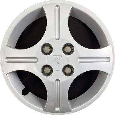 Saturn ION 2003-2006, Plastic 4 Spoke, Single Hubcap or Wheel Cover For 14 Inch Steel Wheels. Hollander Part Number H6020.
