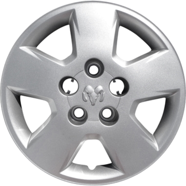 Dodge Caliber 2007-2009, Plastic 5 Spoke, Single Hubcap or Wheel Cover For 15 Inch Steel Wheels. Hollander Part Number H8026.