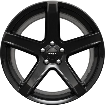 Dodge Challenger RWD 2017-2023, Charger RWD 2017-2019 powder coat black or hyper grey 20x9.5 aluminum wheels or rims. Hollander part number 2604U/2640, OEM part number 5ZW66VXWAC, 5ZW66SHNAC.