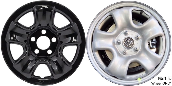 IMP 6977GB Honda CR V Black Wheel Skins Hubcaps Wheelcovers 16 Inch Set